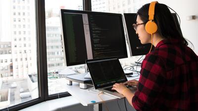 Woman programmer
