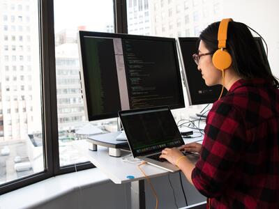 Woman programmer